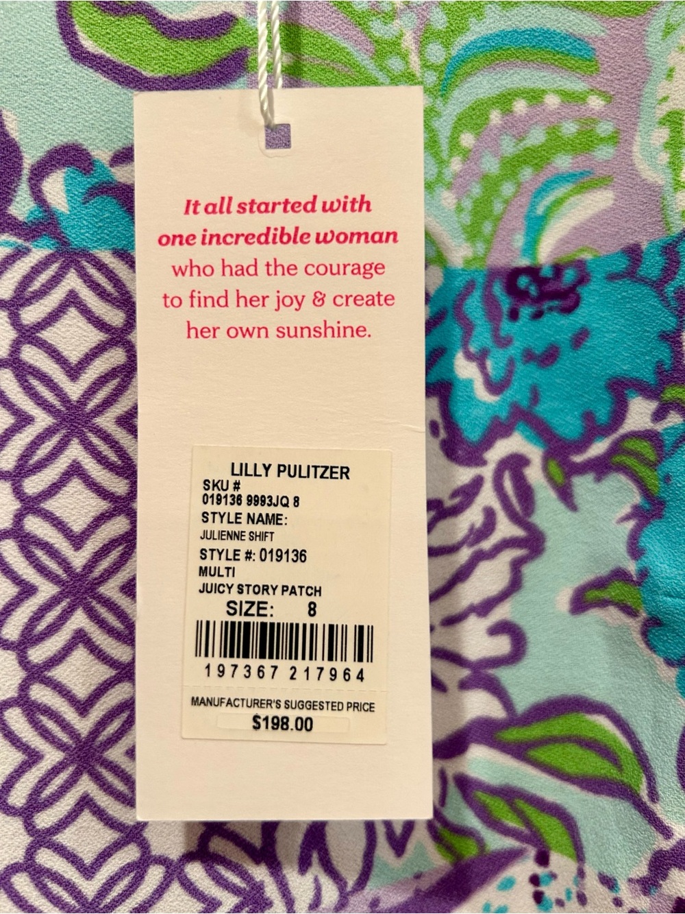 NWT Lilly Pulitzer Julienne Shift Dress - Picture 3 of 4